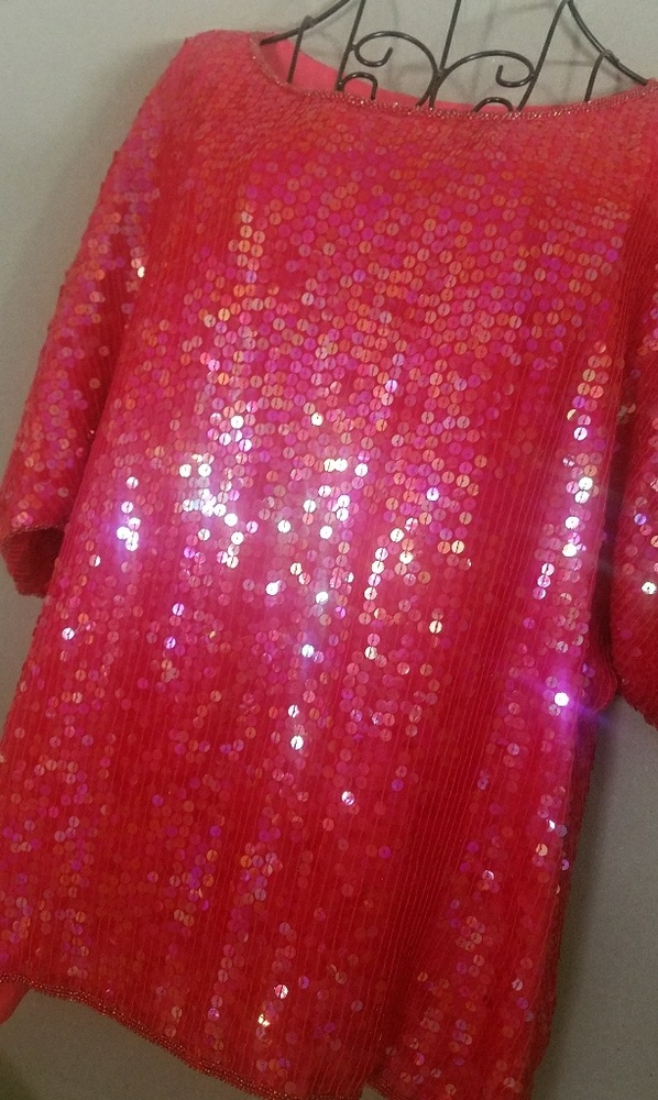 VINTAGE Red JOSEPH LE BON Dolman Top